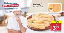 Lidl Pechuga de corte fino oferta