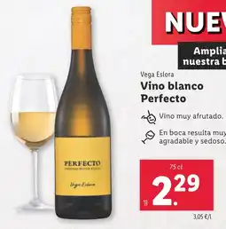 Lidl VEGA ESLORA Vino blanco Perfecto oferta