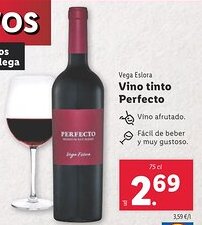 Lidl Vino tinto Perfecto oferta