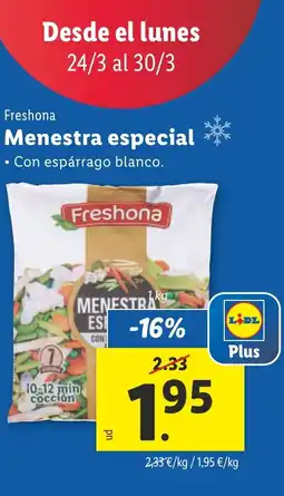 Lidl FRESHONA Menestra especial oferta