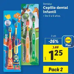 Lidl DENTALUX Cepillo dental infantil oferta