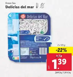 Lidl OCEAN SEA Delicias del mar oferta