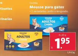 Lidl COSHIDA Mousse para gatos oferta