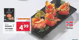 Lidl DELUXE Salmón noruego oferta