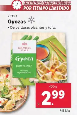 Lidl VITASIA Gyozas oferta