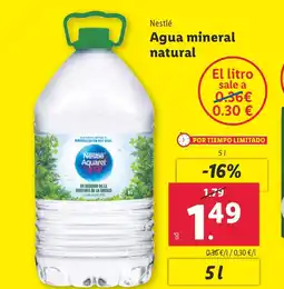 Lidl NESTLE Agua mineral natural oferta