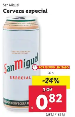 Lidl SAN MIGUEL Cerveza especial oferta