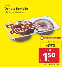 Lidl BIMBO Donuts Bombón oferta