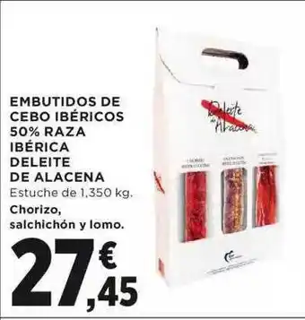 Embutidos De Cerbo Ibéricos 50% Raza Ibérica Deleite De Alacena 1,350kg