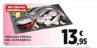 Fotoprix Merluza Fresca Del Cantábrico oferta