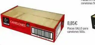 Comerco Cash & Carry Canelones gallo oferta