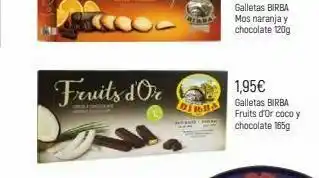 Comerco Cash & Carry Freuity doc போ 1,95€ galletas birba fruits d'or coco y chocolate 1659 oferta