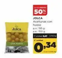Alimerka Aceitunas con hueso jolca oferta