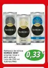 Proxi Nordic nordic nordic refresco de tonica nordic mist original, blue zero azucar lata de 250 ml 11,32 litroi 0,33 oferta