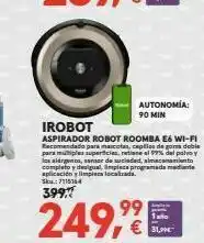Worten Autonomía: 90 min irobot aspirador robot roomba eg wi-fi recomendado para mascotas, cepillo de goma doble para uma superties oferta