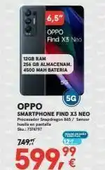 Worten 6,5" oppo find x3 neo 12gb ram 256 gb almacenam 4500 mah bateria 5g oppo smartphone find xs neo processador finapdragon 848 oferta