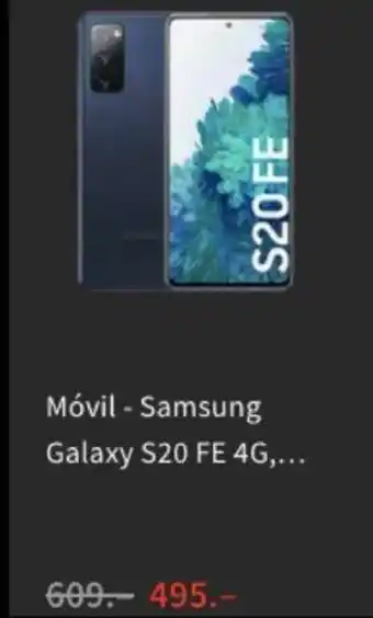 MediaMarkt Móvil-Samsung Galaxy S20 FE 4G oferta