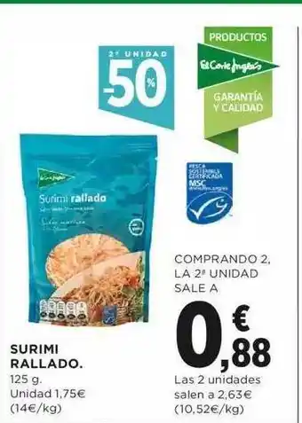 Fotoprix Surimi Rallado 125g oferta