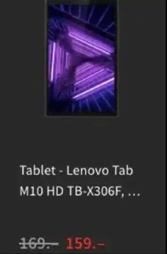 MediaMarkt Lenovo Tab M10 HD TB-X306F Tablet oferta