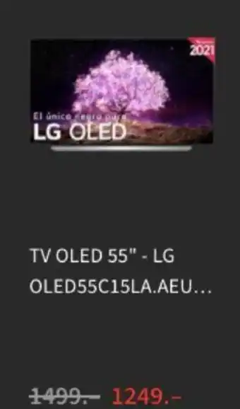 MediaMarkt LG OLED55C15LA.AEU TV OLED 55" oferta