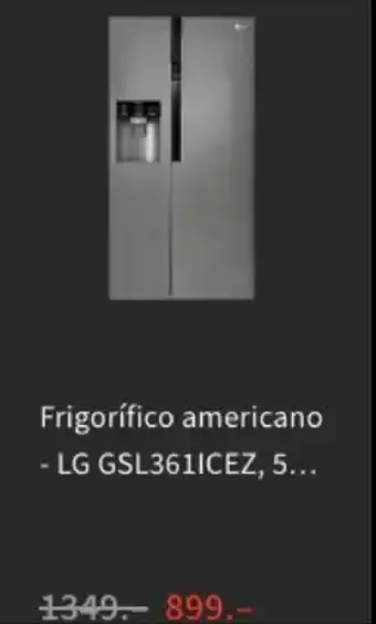 MediaMarkt LG GSL361ICEZ Frigorífico Americano oferta