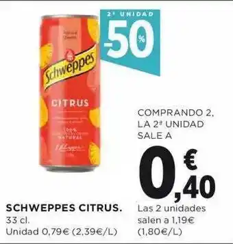 Fotoprix Schweppes Citrus, 33cl oferta