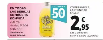 Fotoprix Kombucha Komvida En Todas Las Bebidas 750ml. oferta