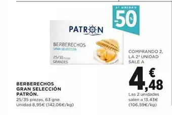 Patrón Berberechos Gran Selección 63gne.