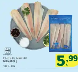 HiperDino Filete de abadejo oferta