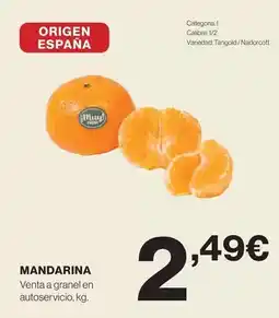 El Corte Inglés Origen - mandarina oferta