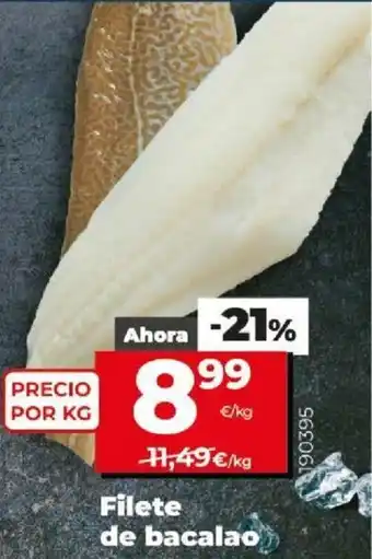 Dia Filete de Bacalao Precio Por Kg oferta