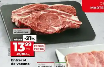 Dia Entrecor de Vacuno oferta