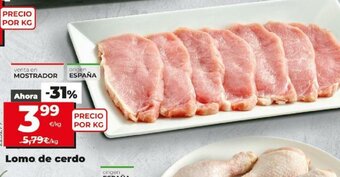 Dia Lomo de Cerdo oferta