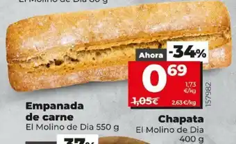 Dia Chapata El Molino de Dia 400 g oferta