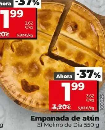 Dia Empanada de Atún El Molino de Dia 550 g oferta
