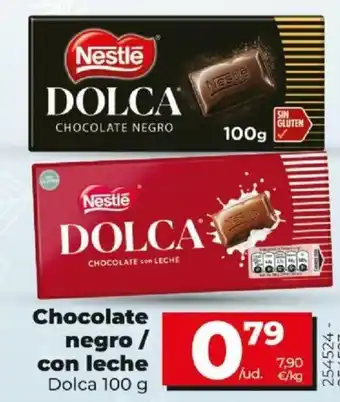 Dia Chocolate Negro/Con Leche Dolca 100 g oferta