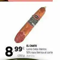 Coviran El chato 50% raza ibérica al corte 89 99€ como cabo ibérico /25092 oferta