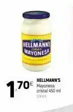 Coviran Hellmanns mayonesa hellmann's 70€ mayonesa 170€ cristal 450 ml oferta