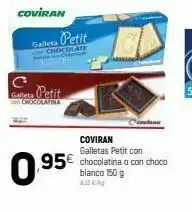 Coviran Coviran galleta petit chocolate c cafeta petit coviran galletas petit con 0.99 95€ chocolatina o con choco blanco 150 oferta
