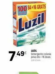 Coviran 10084+16 gratis luzil amara fach luzil 7,49€ 49€ detergente colonia polvo 84.16 dosis oferta