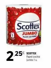 Coviran Scottex ចំ jumbo puede con 1000 2.250 25€ scottex papel cocina jumbolu oferta