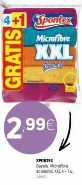 Coviran Bayeta microfibra spontex oferta