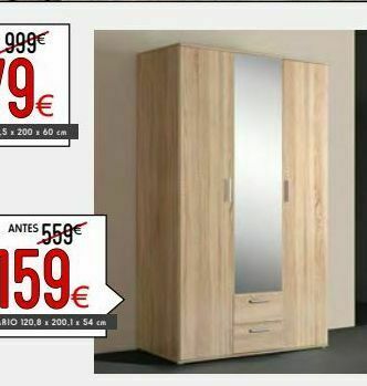 Atrapamuebles Armario con espejo oferta