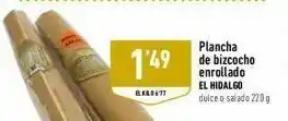 Covap 149 plancha de bizcocho enrollado el hidalgo dulce o salado 7209 biott oferta