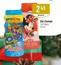 Covap 245 mara gel champú 2eal figura 475 ml 21 de cam tan oferta