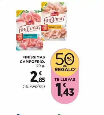 Fotoprix Finíssimas Campofrío 170g oferta