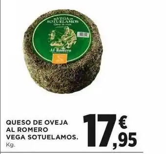Fotoprix Vega Sotuelamos Queso De Oveja Al Romero oferta