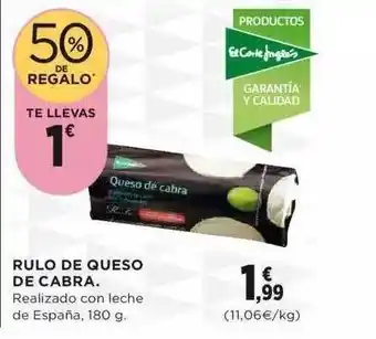 Rulo De Queso De Cabra 180g