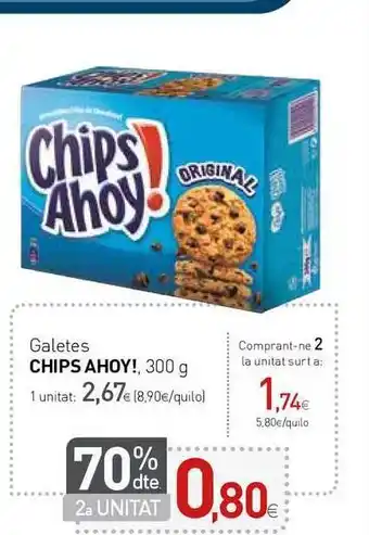 Condis Chips Ahoy! Galetes 300g oferta
