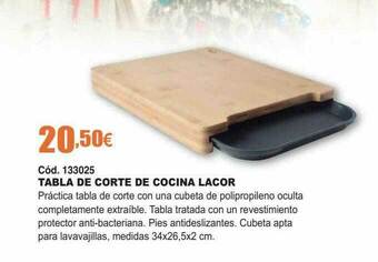 Ferrcash Tabla De Corte De Cocina Lacor oferta